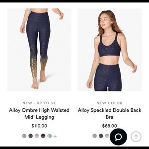 Alloy Ombré High Wasted Legging  + Double Back Bra